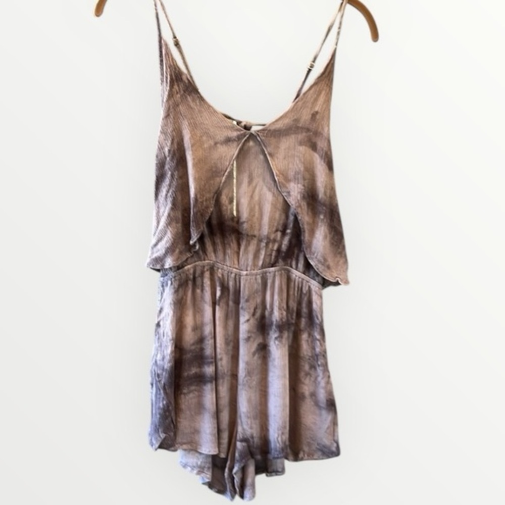 🎭🥑Audrey 3+1 Tie Dye Romper | Boho Coastal Cowgirl Festival Brat Summer